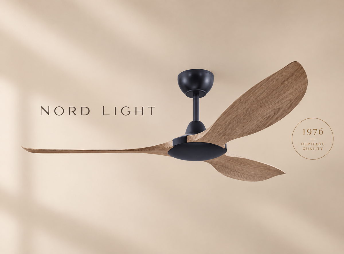 TORNADO IP55 מבית SOHO AIR — מנוע שחור / כנפיים עץ