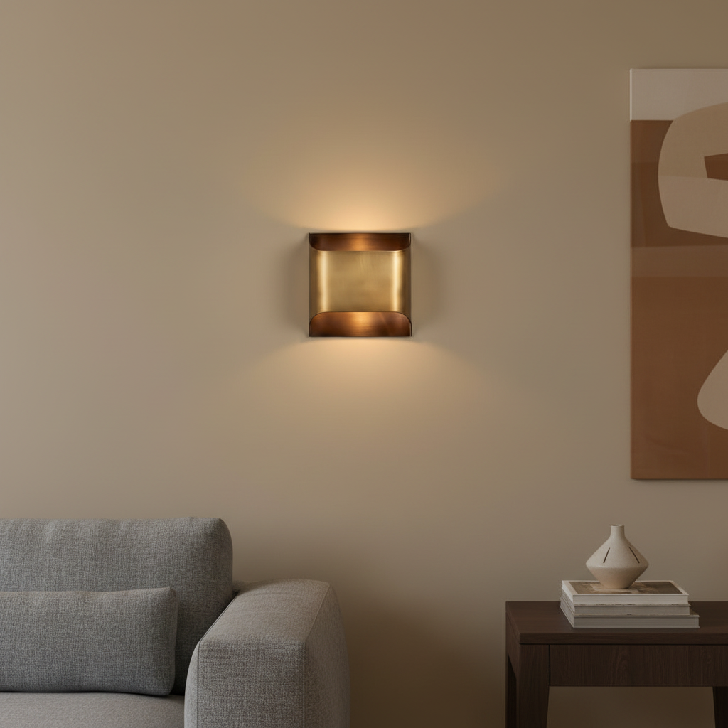 מנורת קיר AURUM – מנורת קיר דקורטיבית בגימור זהב